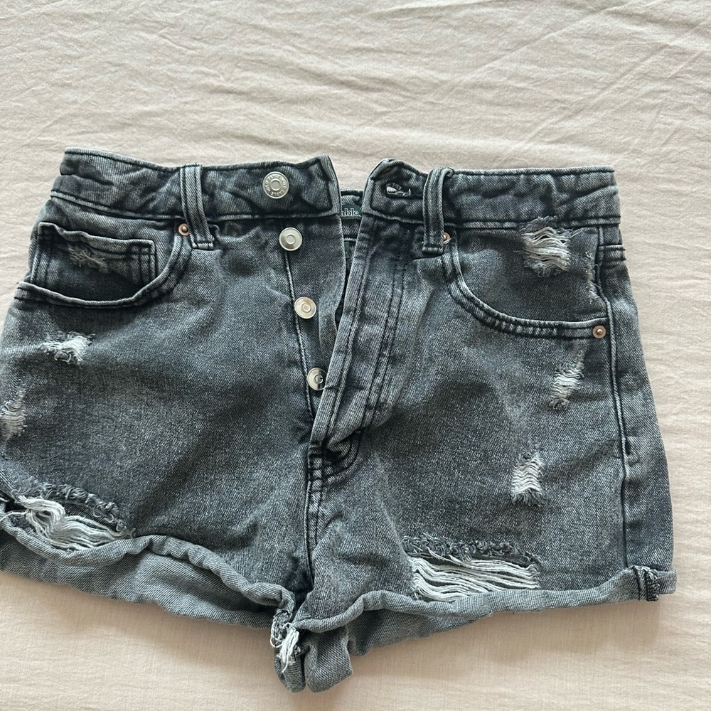 Target Dark Gray Jean Shorts